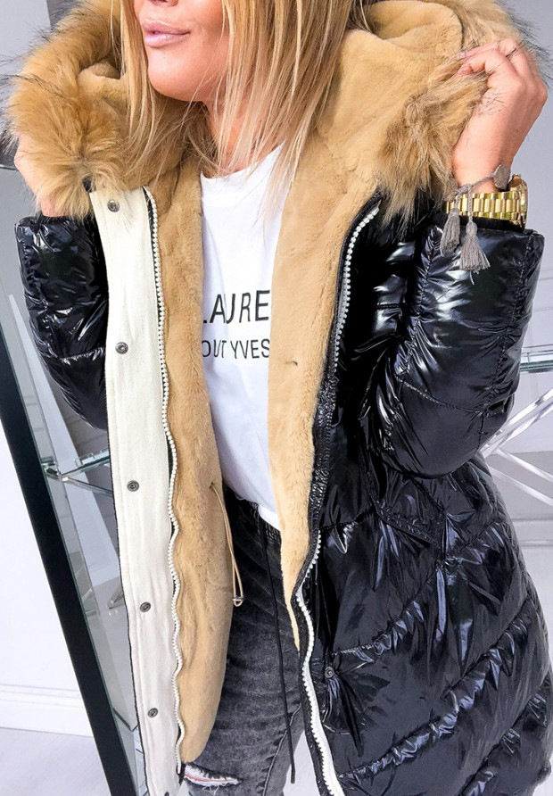 Levoire | Modèle Long Avec Col Raffiné Pour Dames Noir