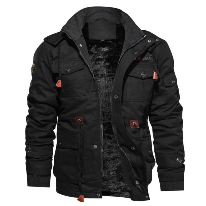 Levoire | Veste Bomber Pour Hommes Au Look Cool Noir