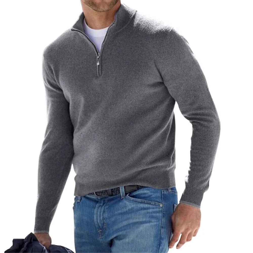 Levoire | Rogan Pull À Capuche Halzip Gris
