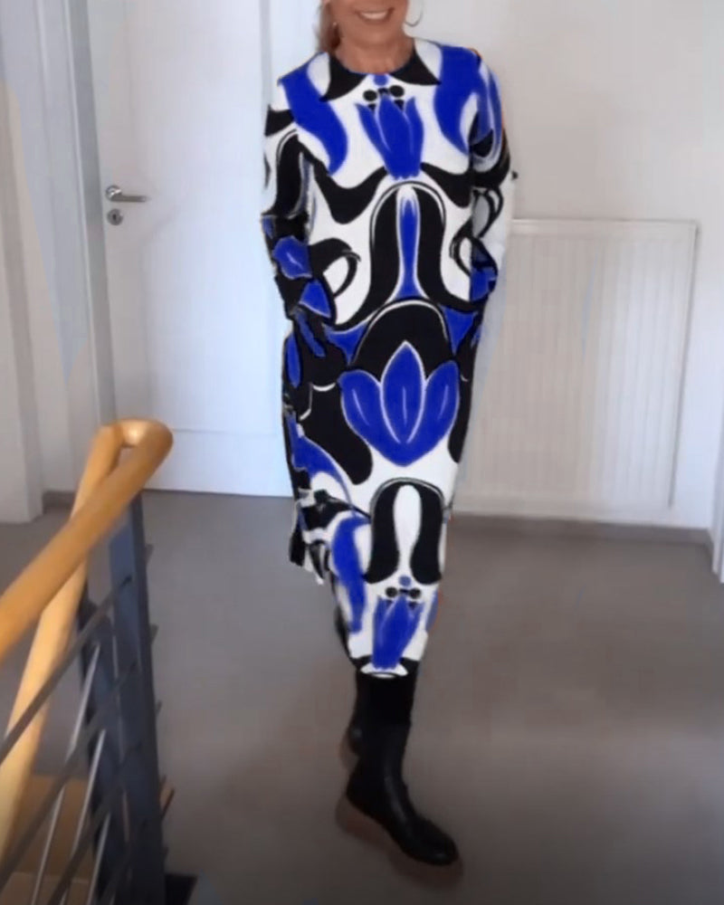Levoire | Robe Midi Imprimée Chic