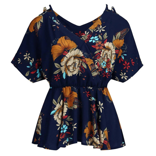 Levoire | Chemisier À Peplum À Imprimé