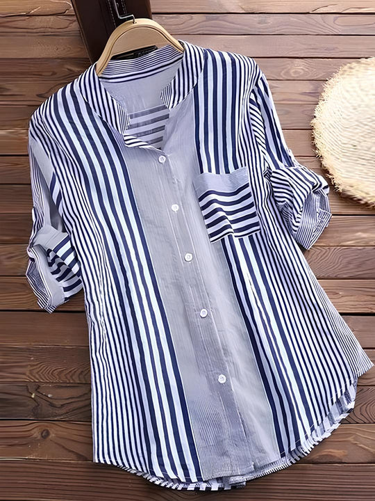 Levoire | Chemise Rayée Bleu et Blanc