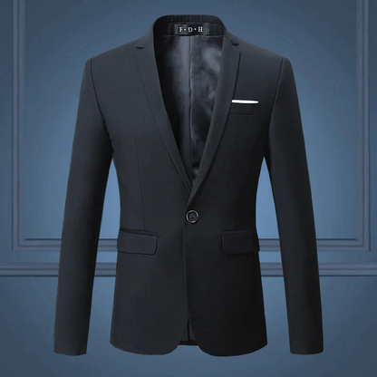 Levoire | Blazer élégant pour hommes Design classique et raffiné Noir