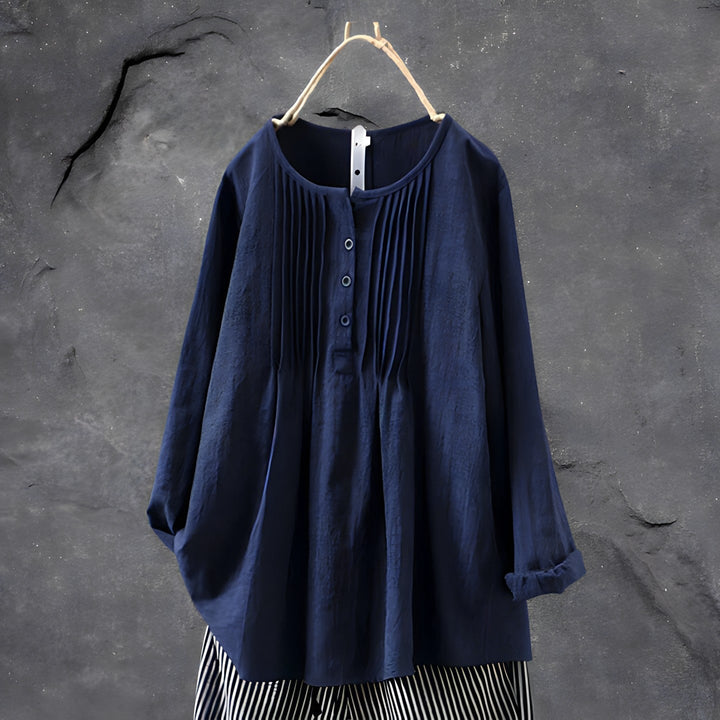 Levoire | Blouse Ample Élégante Marine