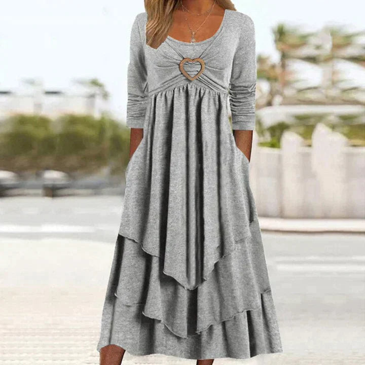 Levoire | Robe longue pour femmes Gris clair