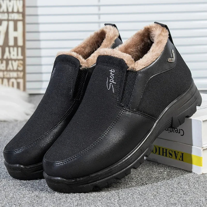 Levoire | Bottine À Talon Strié Confortable Noir