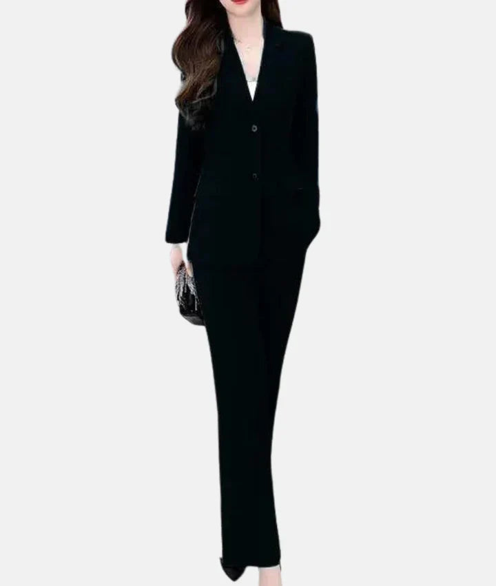Levoire | Costume Pant Avec Blazer Cintré Noir