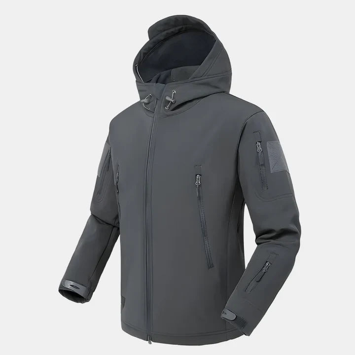 Levoire | Veste à capuche résistante au vent Gris