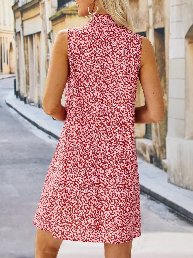 Levoire | Mini Robe Sans Manches Pour Femmes - Rouge