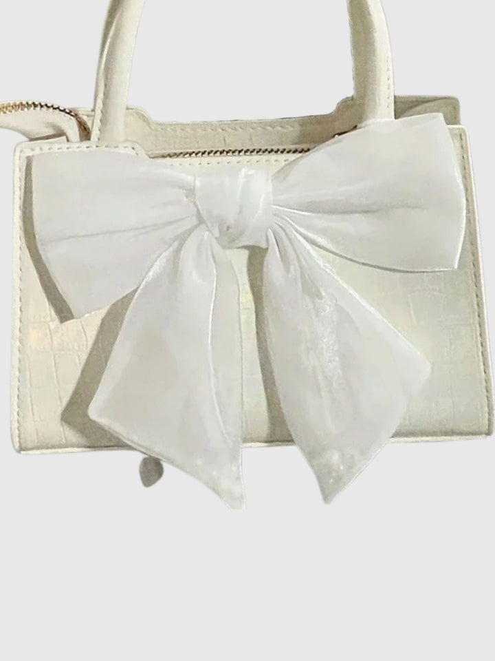 Levoire | Mini Sac À Main Avec Application De Papillons Crème-blanc
