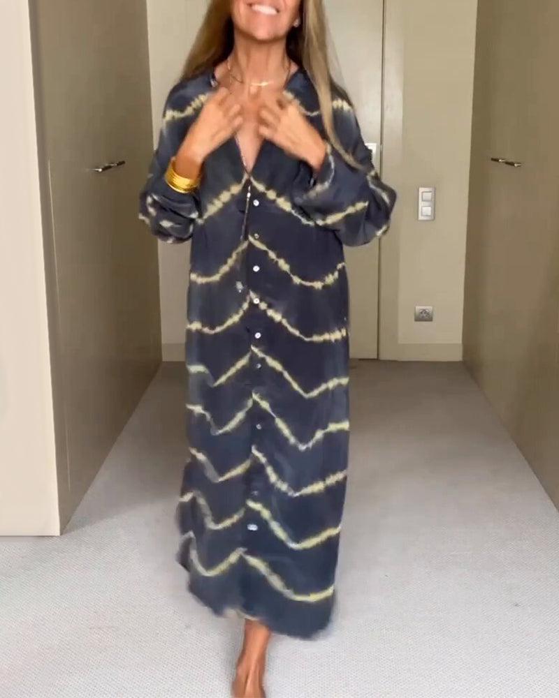 Levoire | Robe Confortable À Décolleté En V Avec Poches Pour Femmes