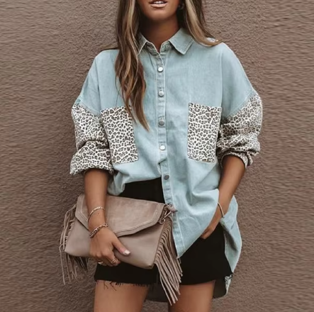 Levoire | Col Reversible Femmes À Manches Longues 01 Bleu clair