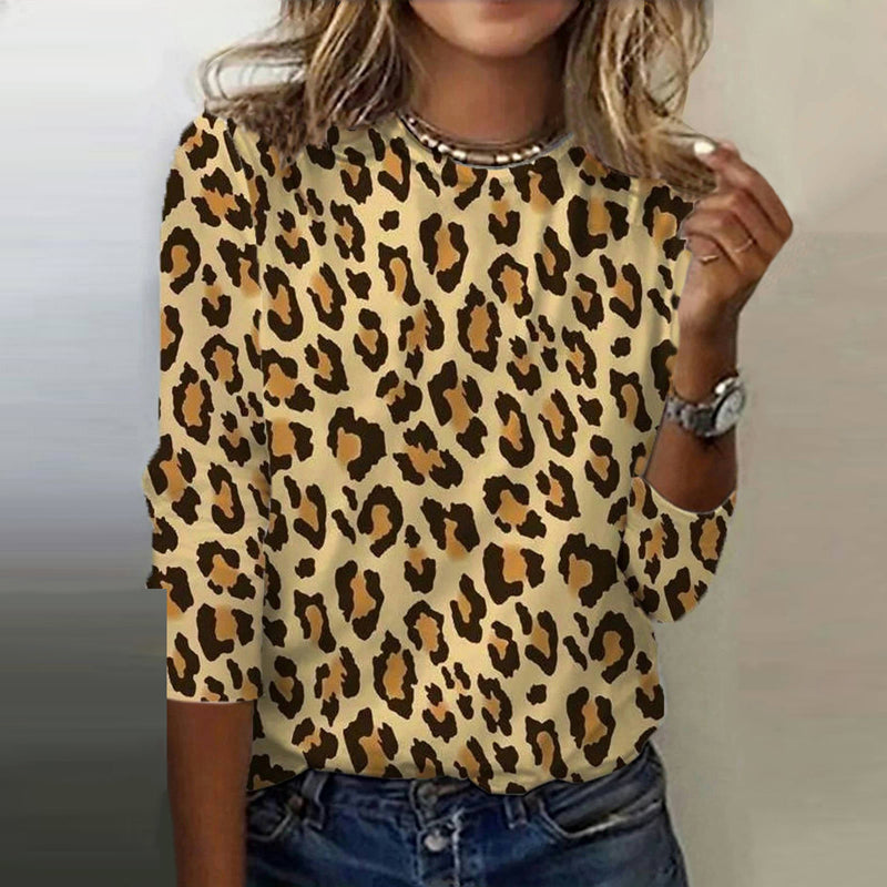 Levoire | Shirt À Imprimé Léopard Vintage Multicolore