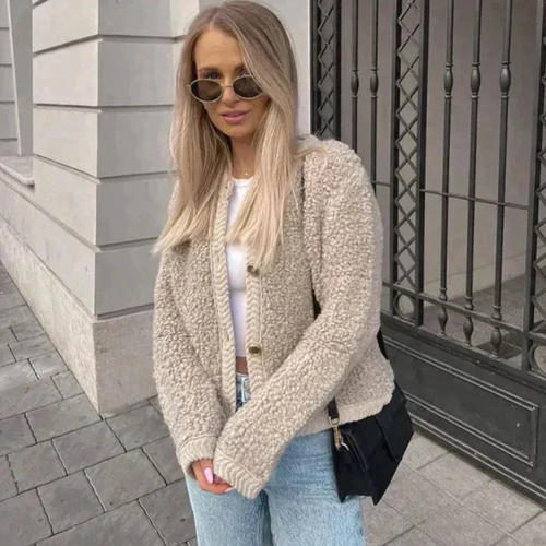 Levoire | Teddy Cardigan FR Femmes Doux