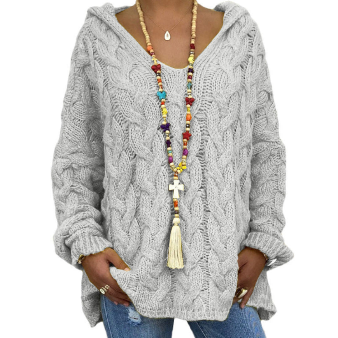 Levoire | Pull à manches longues pour femmes confortable Gris