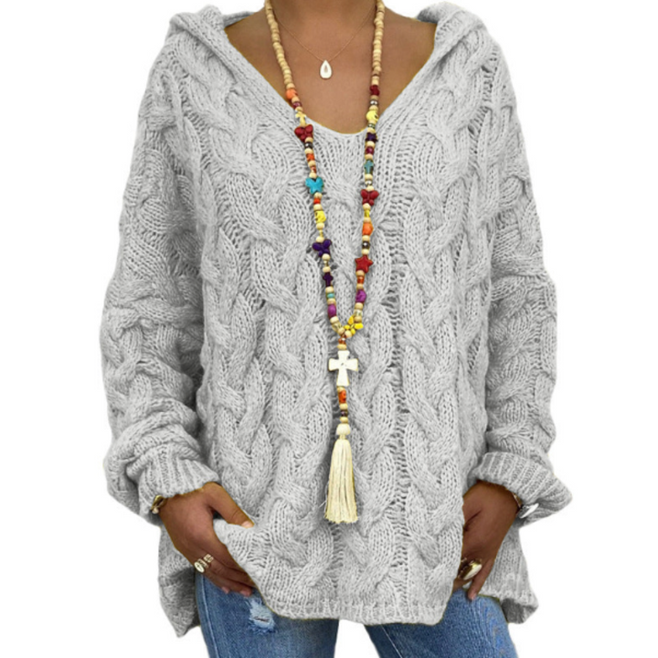 Levoire | Pull à manches longues pour femmes confortable Gris