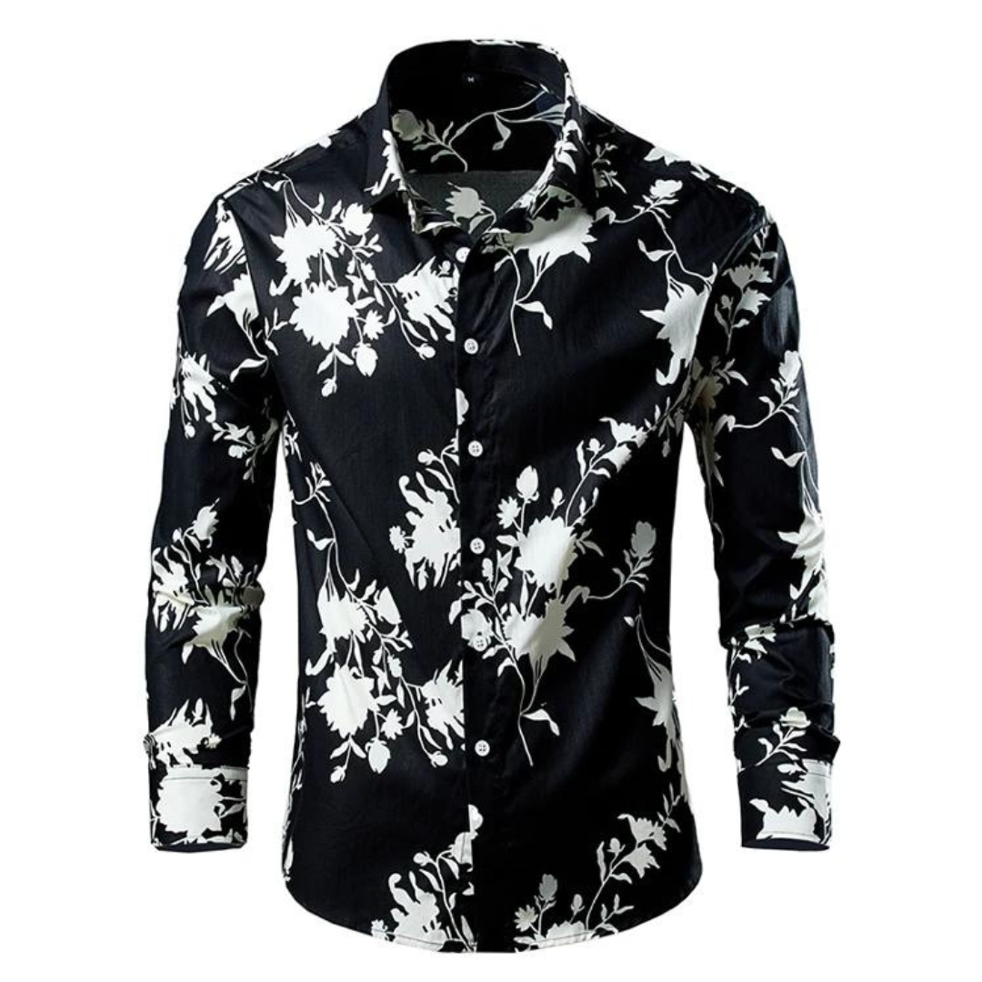 Levoire | Chemise À Fleurs Elegant Hommes