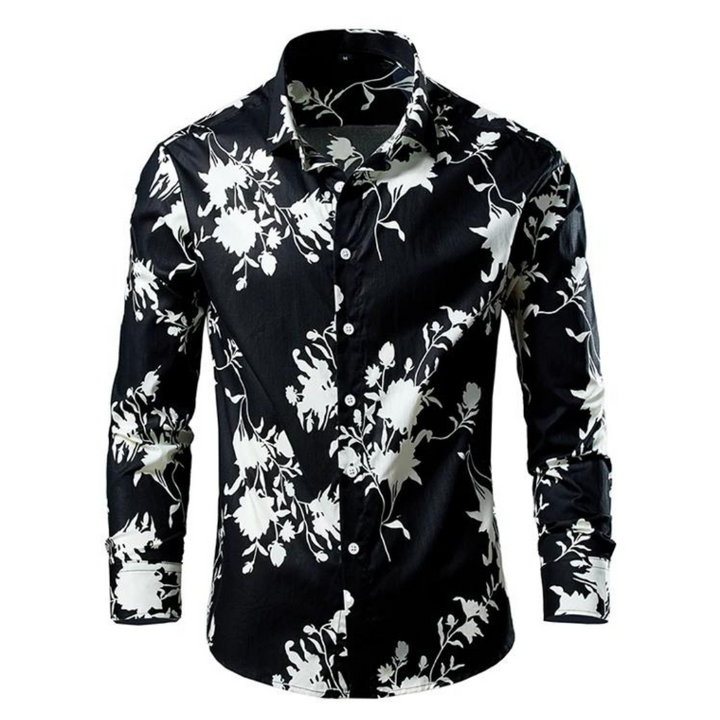 Levoire | Chemise À Fleurs Elegant Hommes