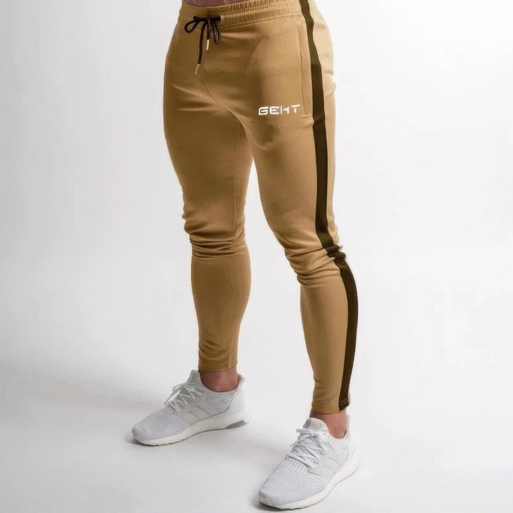 Levoire | Pantalon de jogging skinny décontracté pour hommes Pantalon confortable pour hommes Or