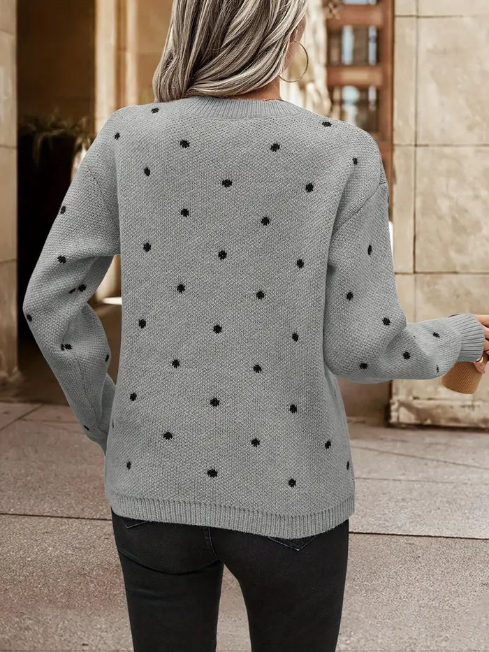 Levoire | Pull Pour Femmes Avec Des Points Marquants