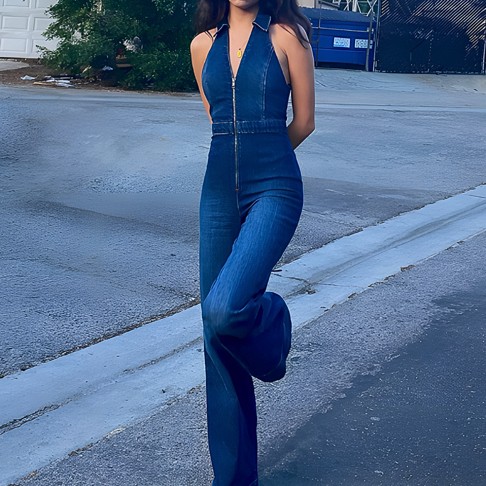 Levoire | Salopette En Denim Classique Pour Femmes