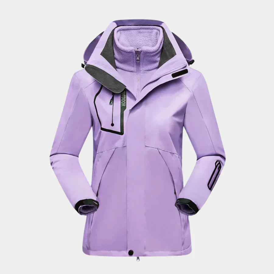 Levoire | Veste De Ski Imperméable Pour Femmes Lilas