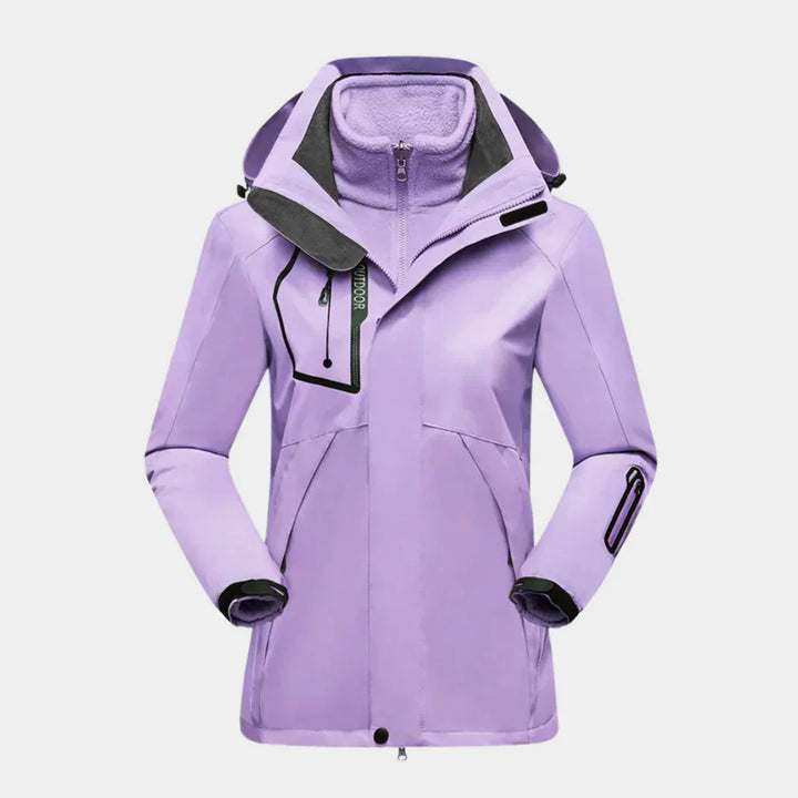 Levoire | Veste De Ski Imperméable Pour Femmes Lilas