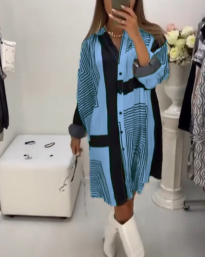 Levoire | Robe Avec Des Boutons Et Impression