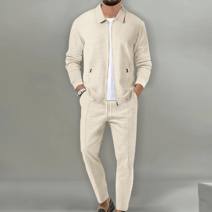 Levoire | Temps Libre Ensemble Pour Hommes Beige