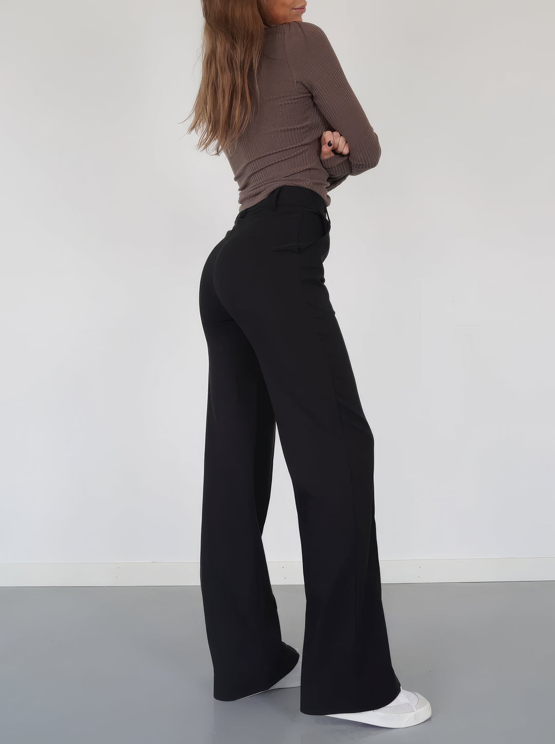 Levoire | Pantalon Femme Taille Haute & Jambes Amples