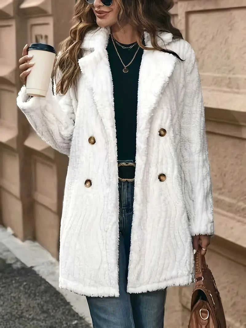 Levoire | Manteau Teddy Double Boutonnage