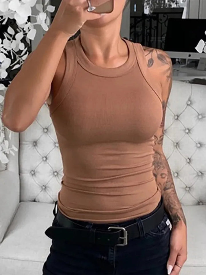 Levoire | Rosalind Top - Élastique Et À La Mode Braun