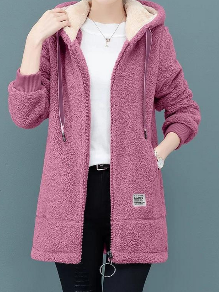 Levoire | Veste à capuche en polaire Rosa