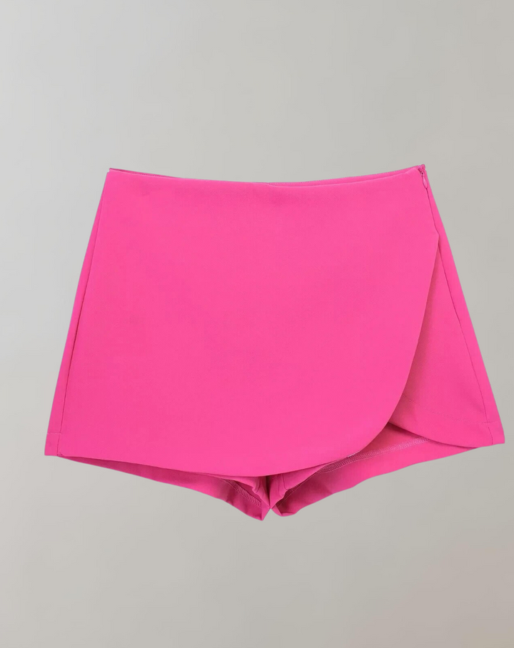 Levoire - Jupes mini asymétriques décontractées Rose foncé