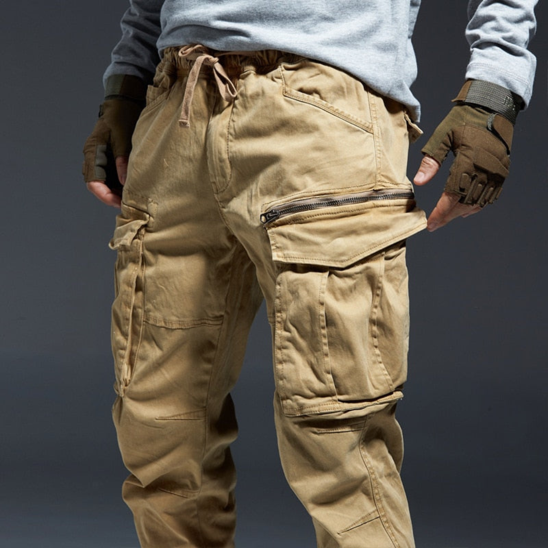 Levoire | Pantalon De Jogging Cargo Pour Hommes Beige