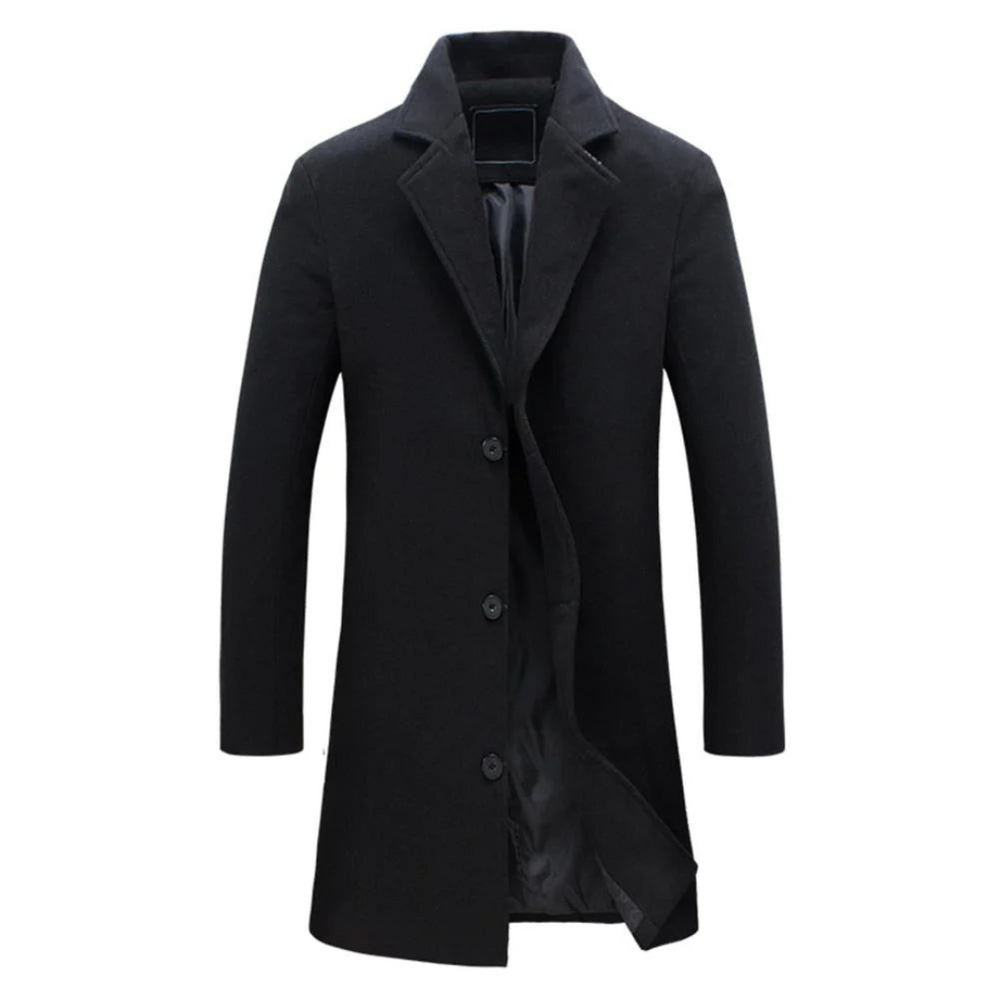 Levoire | Manteau Pour Hommes Chaud Noir