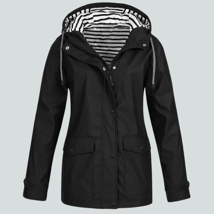 Levoire | Veste de pluie élégante Noir (Il ne reste que 8 unités)