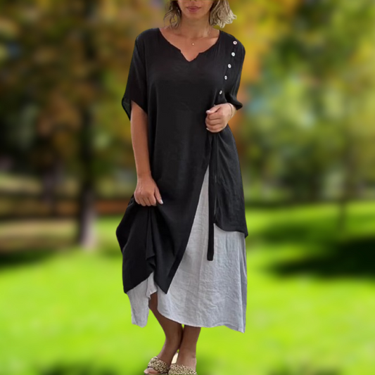 Levoire | Robe d'été confortable Nero