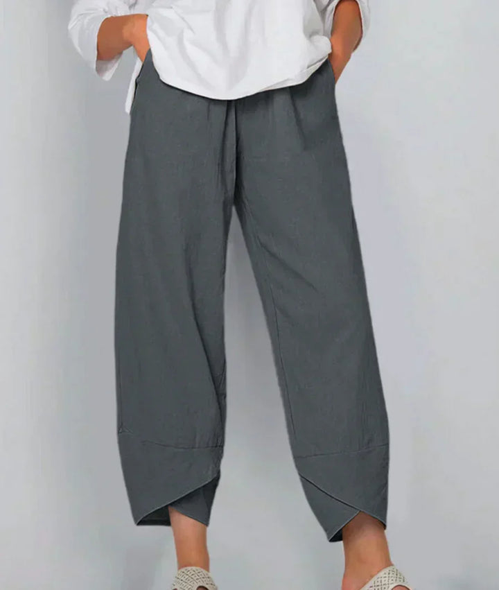 Levoire | Élégant Chic Confortable Pantalons Avec Manchon À La Mode Gris