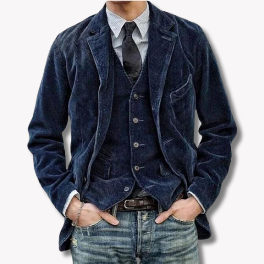Levoire | Manteau Classique Homme Marine bleu