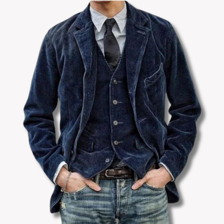 Levoire | Manteau Classique Homme Marine bleu