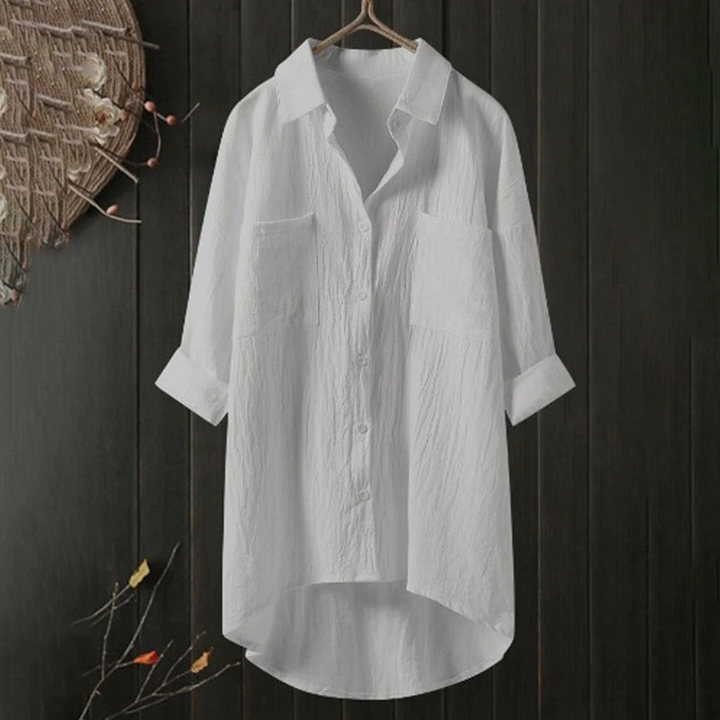 Levoire | Chemise Longue Et Surdimensionnée À Boutons Pour - Femmes - Décontractée Noir