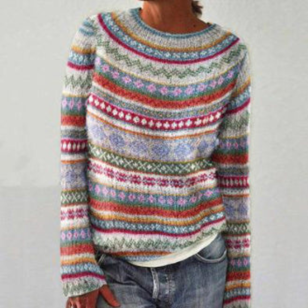 Levoire | Pullover Chic Femmes Tendance Bleu