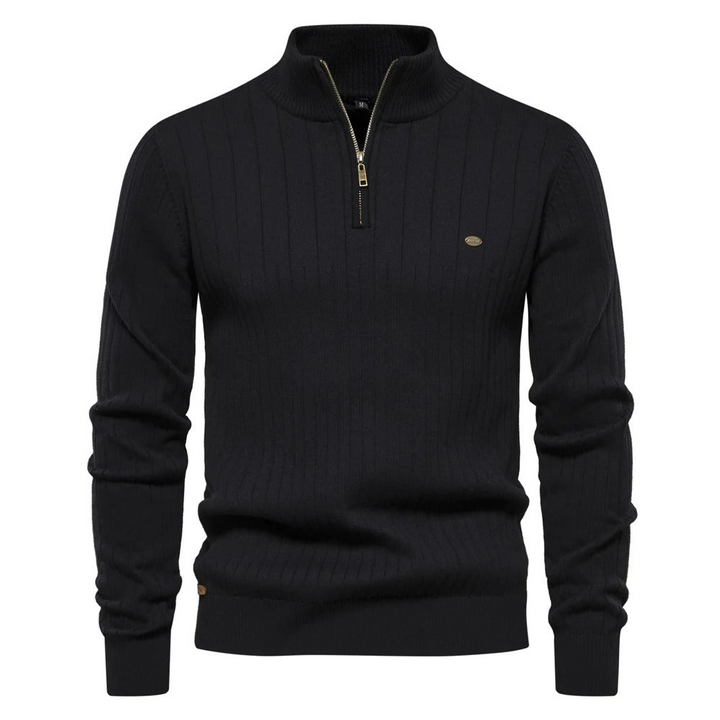 Levoire | Pull En Tricot Pour Hommes Au Style Décontracté Noir