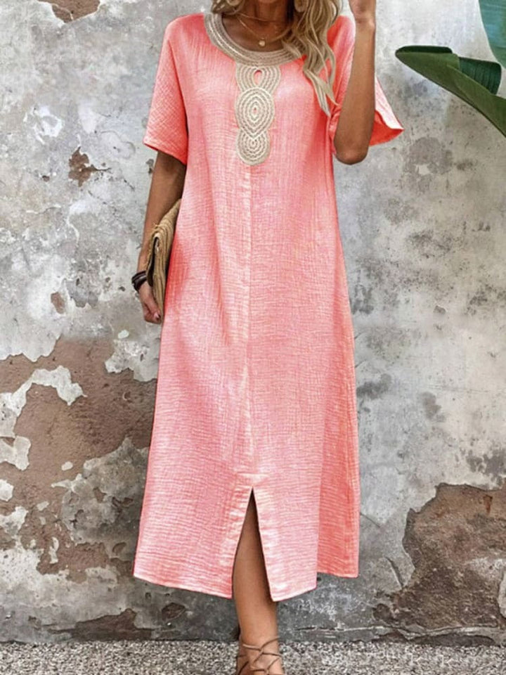Levoire | Robe unie pour femme Rose