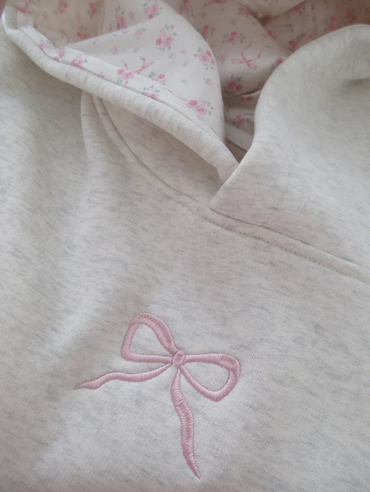 Levoire | Sweat à capuche pour femmes avec détail en nœud Sweat tendance avec capuche 2XL