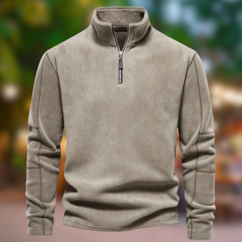 Levoire | Veste Polaire Légère À Col Avec Zip Demi-Longueur À Manches Longues