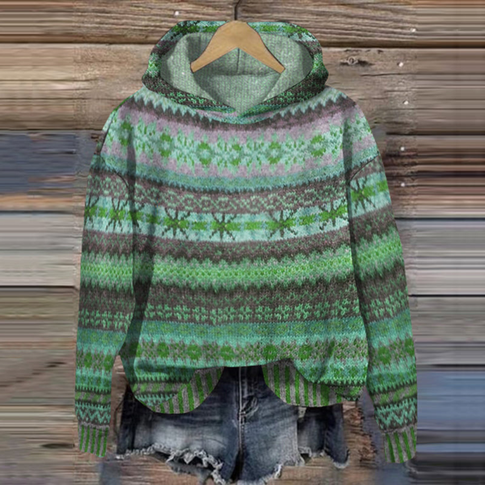 Levoire | Sweat à capuche pour femmes chaud Vert