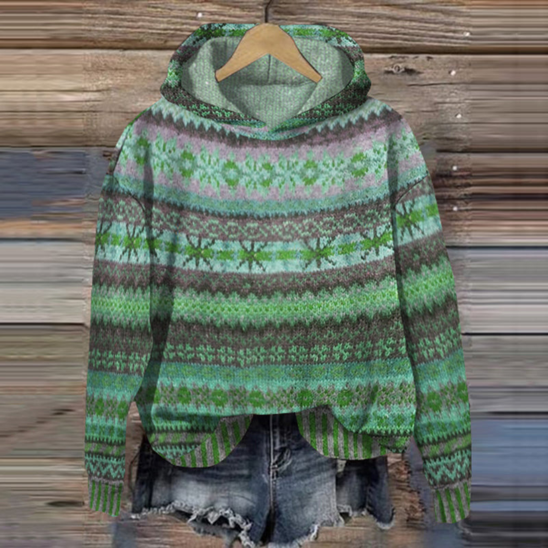 Levoire | Sweat à capuche pour femmes chaud Vert