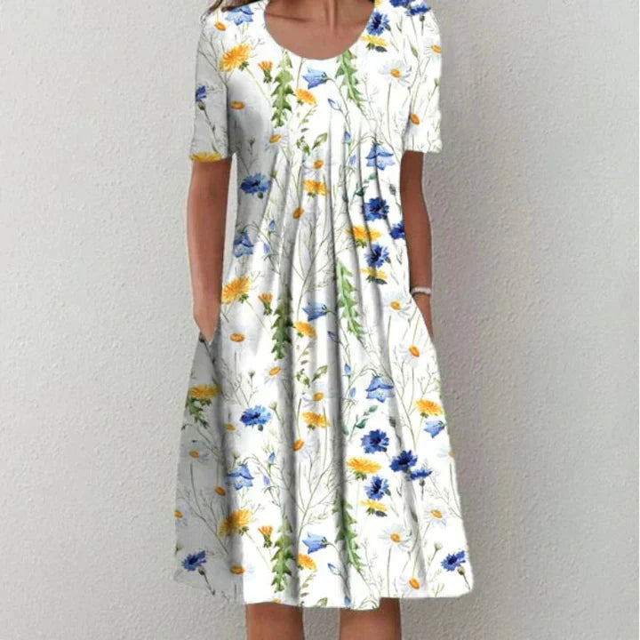 Levoire | Robe En Coton Élégante Blanc